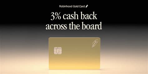 robinhood gold card.